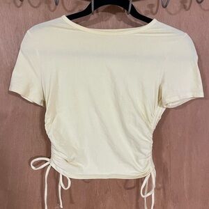 HOLLISTER- baby short sleeve crop top